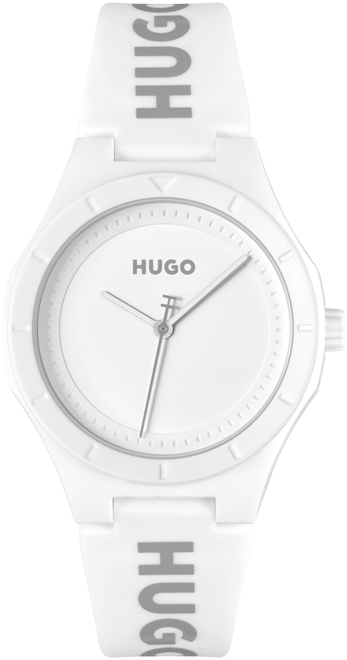 Women's Lit for Her Quartz White Silicone Watch 36mm