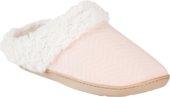 Women's Louise Quilted Velour Clog Slippers