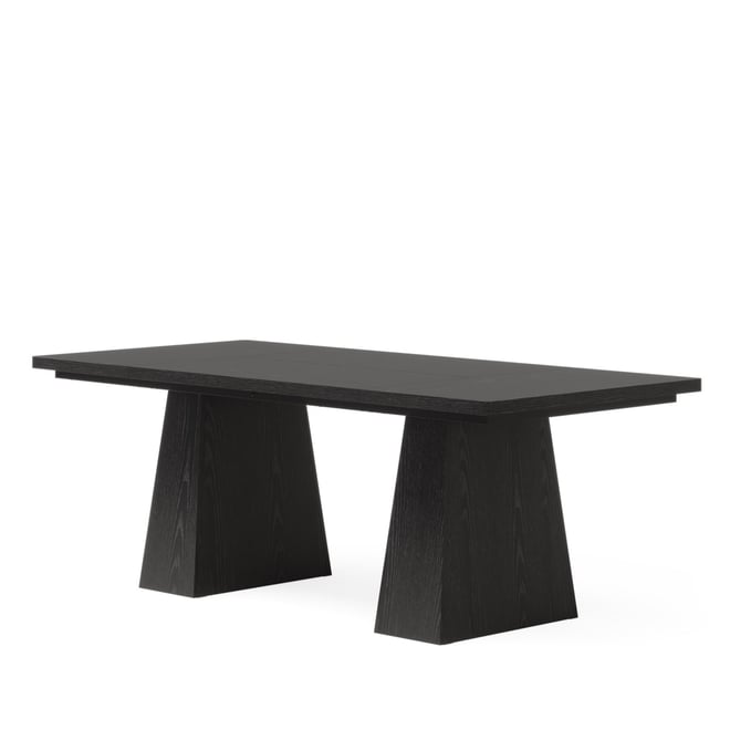 63-Inch Farmhouse Dining Table, Dining Table for 6 People, Wood Rustic Dinner Table, Rectangular Kitchen Table