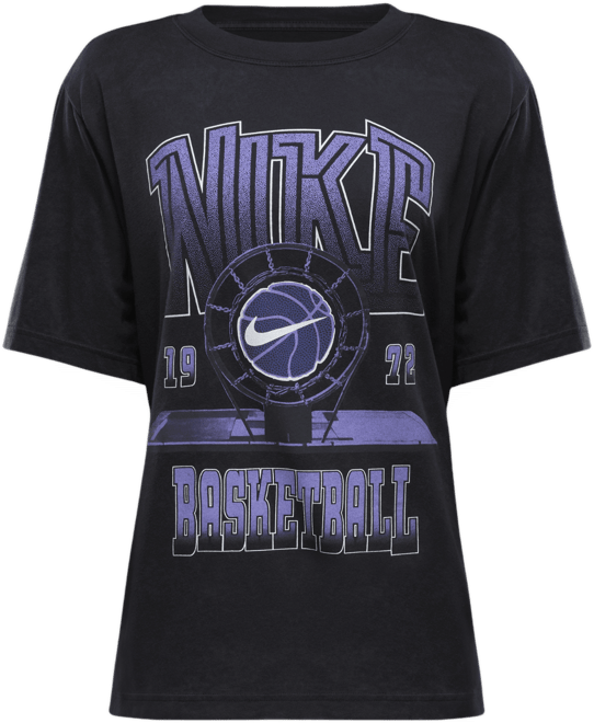 Nike Playera de básquetbol de manga corta para mujer