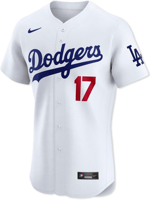 NIKE Dodgers  Jersey #17 XL ホワイト Nike Men's Los Angeles Dodgers Shohei Ohtani #17 White Home