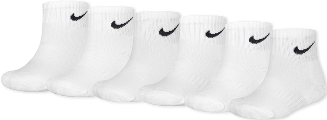 Nike Dri-FIT Performance Basic Quarter Sock 6 Pack | Kids
