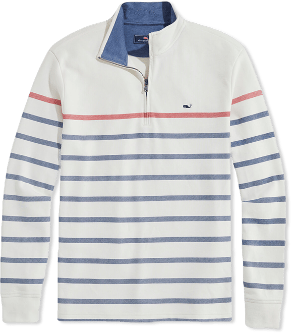 Breton Stripe Saltwater Quarter-Zip