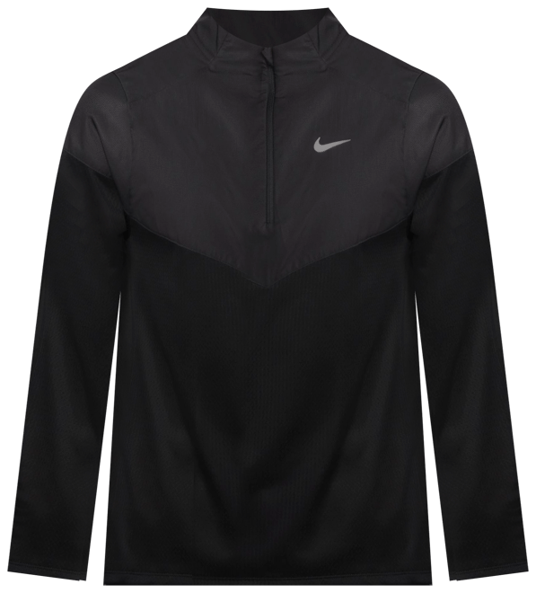 나이키 스피어 엘리먼트 남성 써마 핏 발수 하프집 러닝 탑