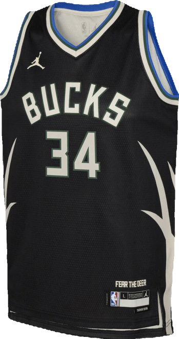 Big Boys  Giannis Antetokounmpo Black Milwaukee Bucks Swingman Jersey