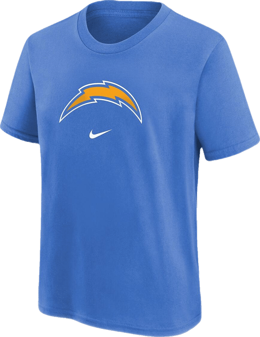 Big Boys  Powder Blue Los Angeles Chargers Logo T-shirt