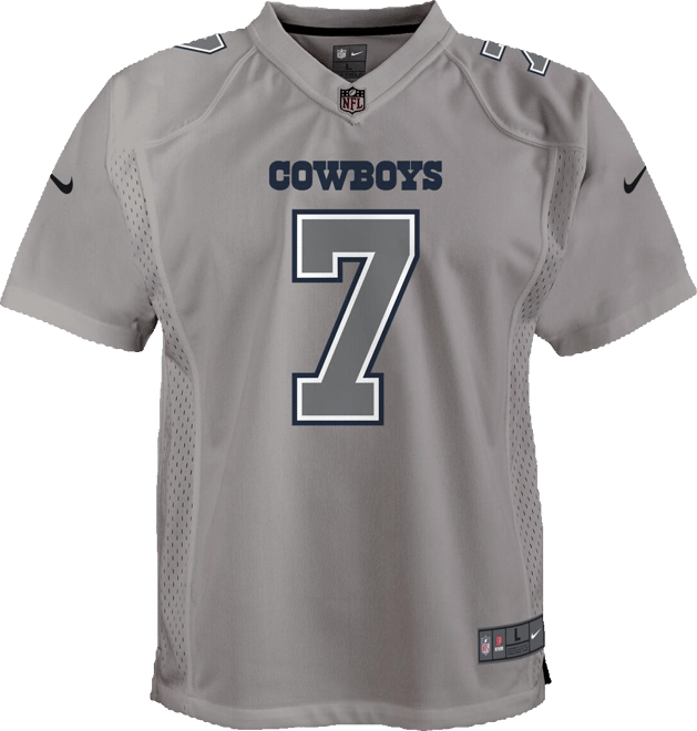 Big Boys  Trevon Diggs Gray Dallas Cowboys Atmosphere Game Jersey