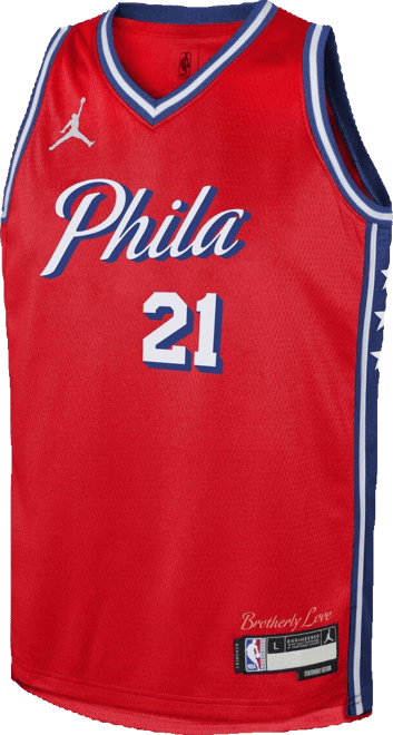 Big Boys  Joel Embiid Red Philadelphia 76ers 2022/23 Swingman Jersey