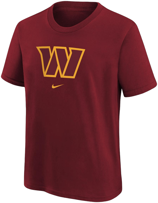 Big Boys  Burgundy Washington Commanders Logo T-shirt