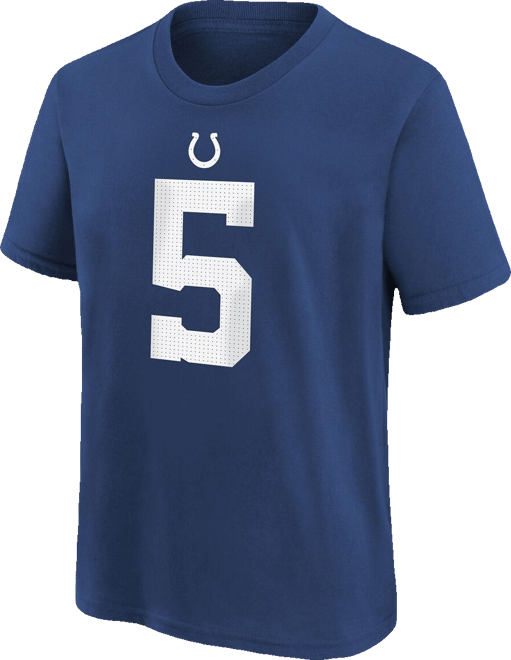 Big Boys  Anthony Richardson Royal Indianapolis Colts 2023 Nfl Draft First Round Pick Player Name and Number T-shirt