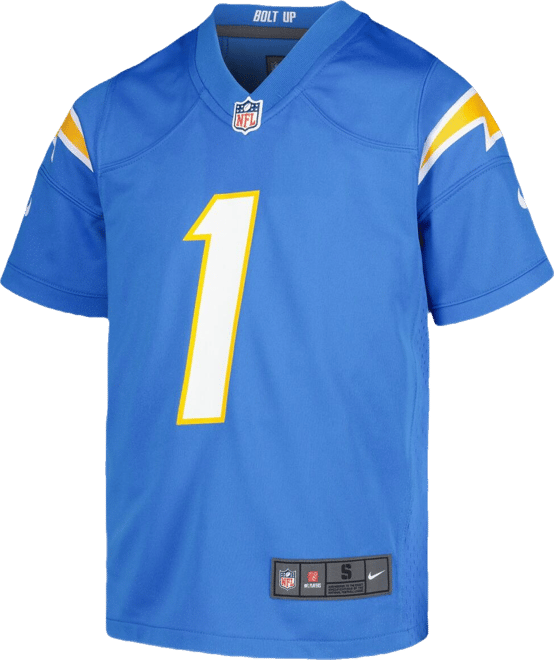 Big Boys  Quentin Johnston Powder Blue Los Angeles Chargers Game Jersey