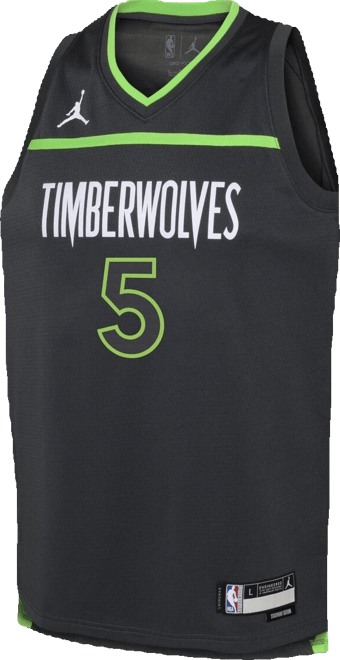 Big Boys  Anthony Edwards Black Minnesota Timberwolves Swingman Jersey