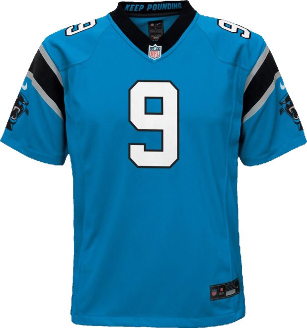 Big Boys  Bryce Young Blue Carolina Panthers Game Jersey