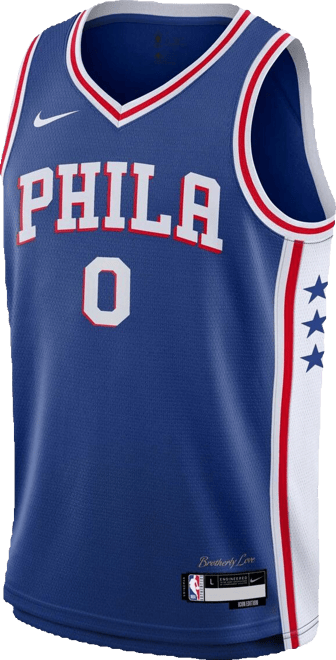 Big Boys  Tyrese Maxey Royal Philadelphia 76ers Swingman Jersey