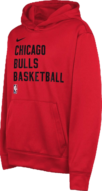 Big Boys  Red Chicago Bulls Spotlight Performance Pullover Hoodie