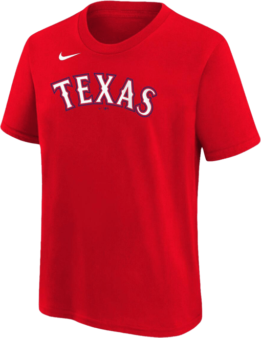Youth Jonah Heim Red Texas Rangers Name Number T-Shirt