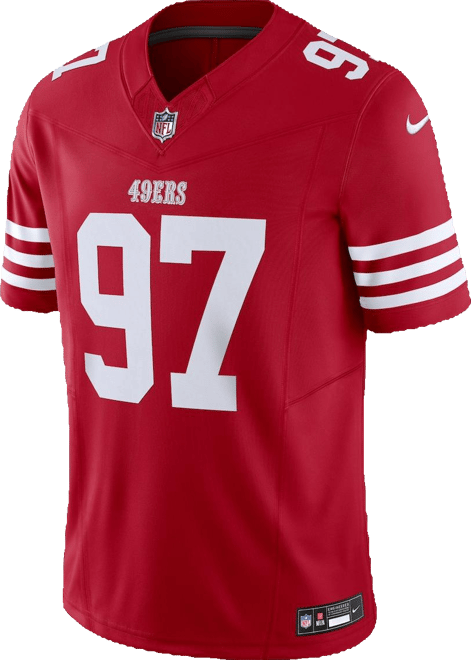 Men's  Nick Bosa Scarlet San Francisco 49ers Vapor F.u.s.e. Limited Jersey