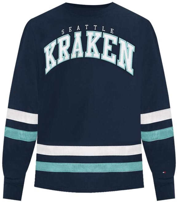 Men's  Navy Seattle Kraken Nolan Long Sleeve T-shirt