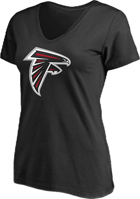 Women's Atlanta Falcons Logo Cotton T-Shirt
