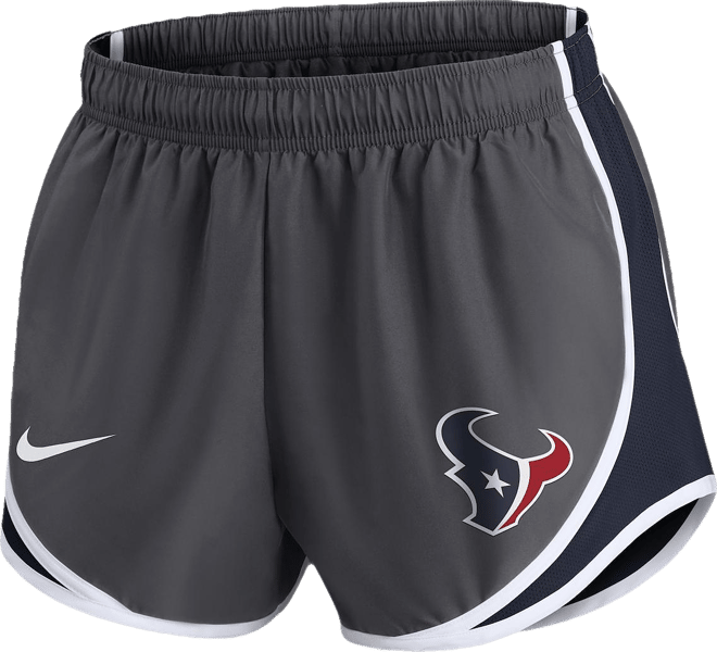 Women's  Charcoal Houston Texans Logo Performance Tempo Shorts