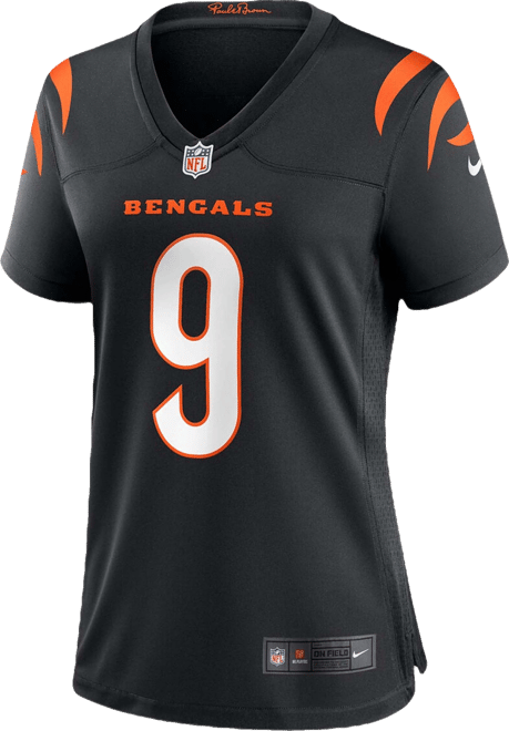 Women's Joe Burrow Black Cincinnati Bengals Game Jersey