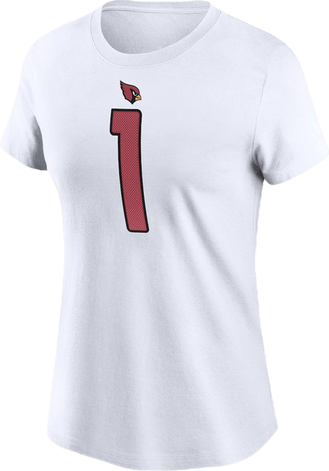 Women's  Kyler Murray White Arizona Cardinals Player Name Number T-shirt