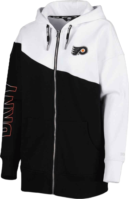 Women's  Sport Black, White Philadelphia Flyers Gina Full-Zip Hoodie