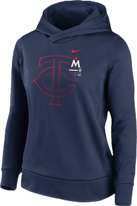 Women's  Navy Minnesota Twins 2023 Big Game Fleece Pullover Hoodie