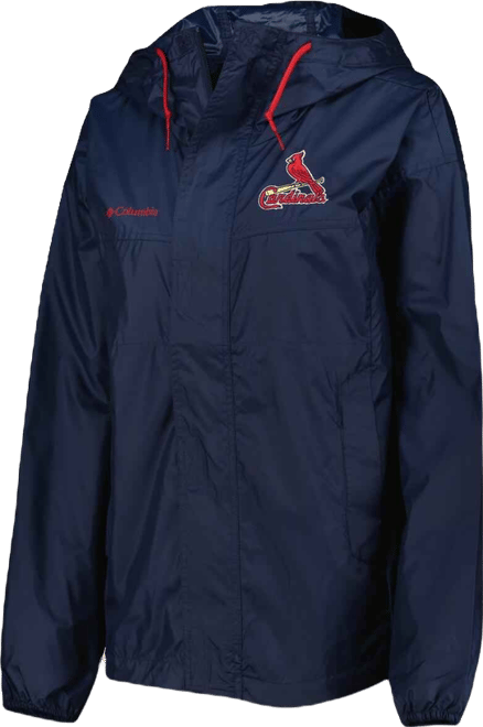 Women's  Navy St. Louis Cardinals Flash Challenger Windbreaker Jacket