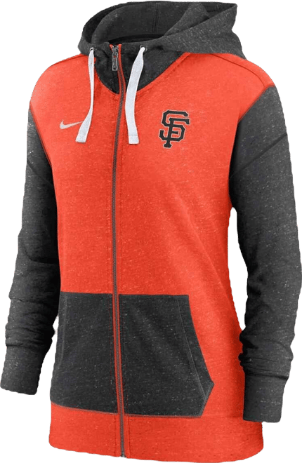 Women's  Orange San Francisco Giants Full-Zip Hoodie
