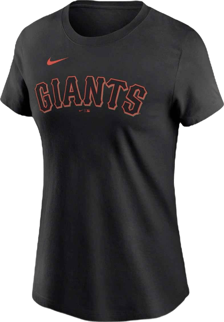 Women's  Alyssa Nakken Black San Francisco Giants Name and Number T-shirt