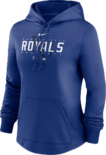 Women's  Royal Kansas City Royals Authentic Collection Pregame Performance Pullover Hoodie