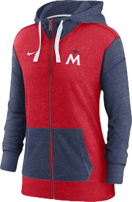 Women's  Red Minnesota Twins Full-Zip Hoodie