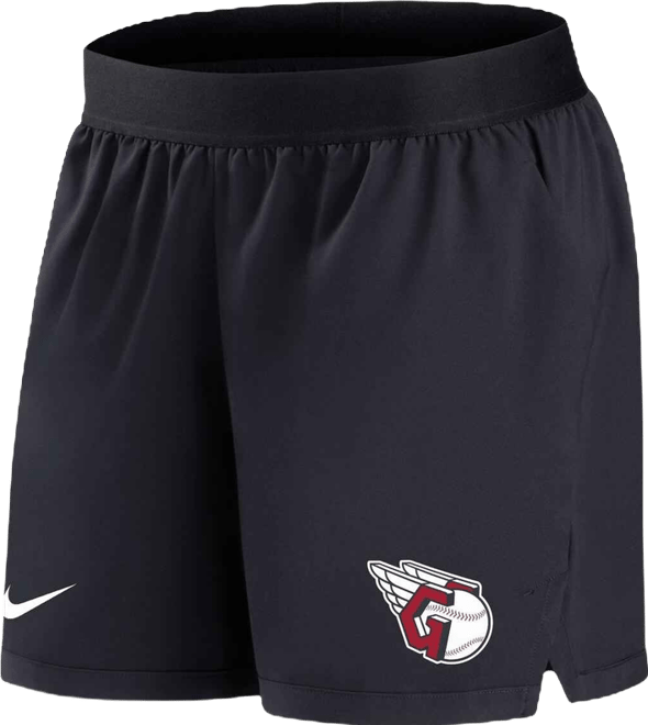 Women's  Navy Cleveland Guardians Authentic Collection Team Performance Shorts