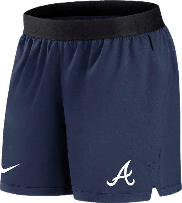Women's  Navy Atlanta Braves Authentic Collection Team Performance Shorts