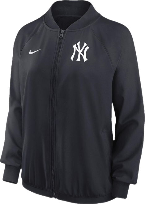 Women's  Navy New York Yankees Authentic Collection Team Raglan Performance Full-Zip Jacket