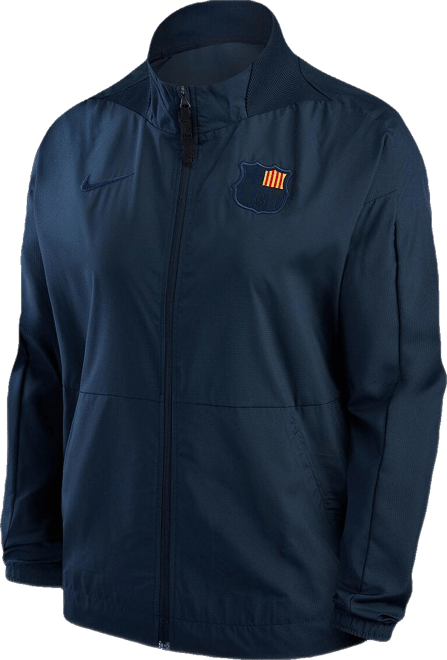 Women's  Blue Barcelona Team Anthem Raglan Performance Full-Zip Jacket