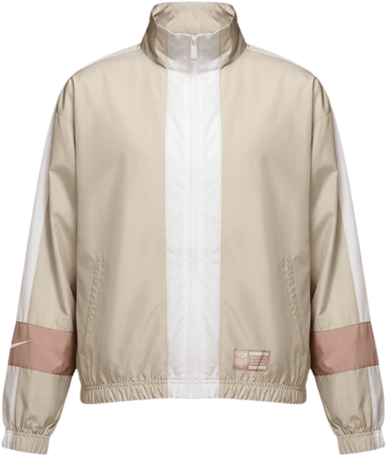 Women's  Tan Usmnt Essential Full-Zip Jacket