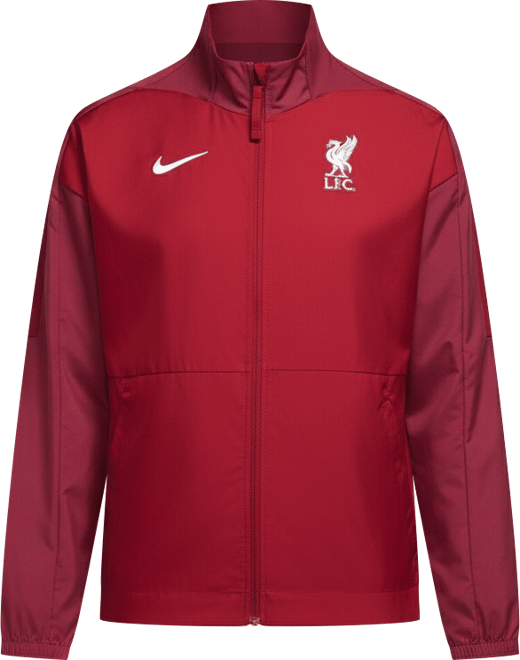 Women's  Red Liverpool Anthem Raglan Performance Full-Zip Jacket