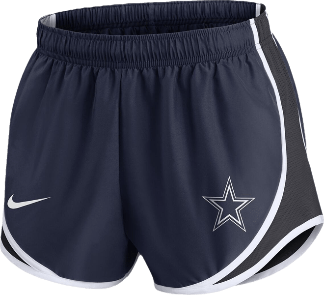 Women's  Navy Dallas Cowboys Plus Size Tempo Shorts