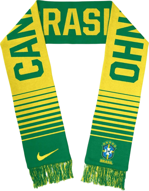 Men's and Women's  Brazil National Team Local Verbiage Scarf
