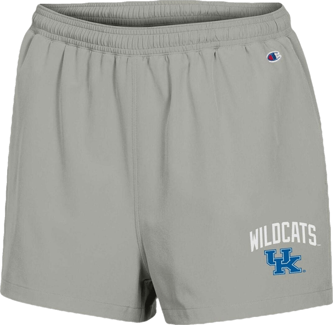 Women's  Gray Kentucky Wildcats Football Fan High Waist Shorts
