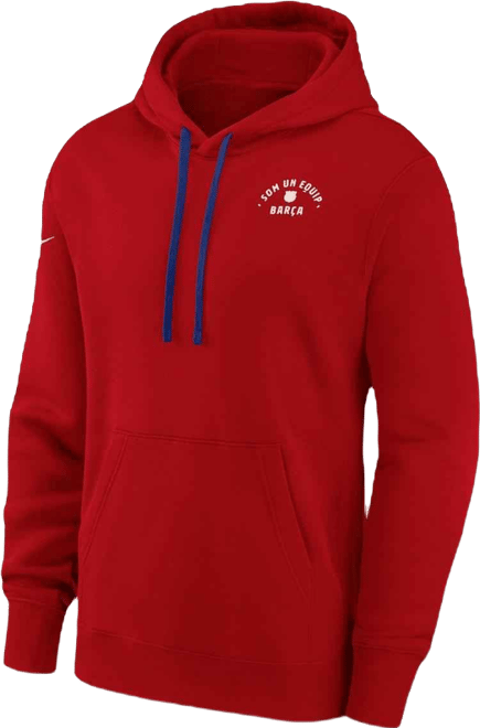 Women's  Red Barcelona Essential Pullover Hoodie