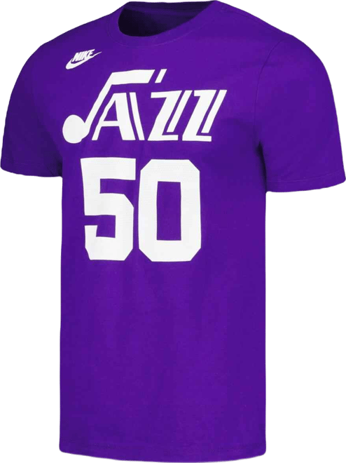 Men's and Women's  Purple Utah Jazz 50th Anniversary T-shirt