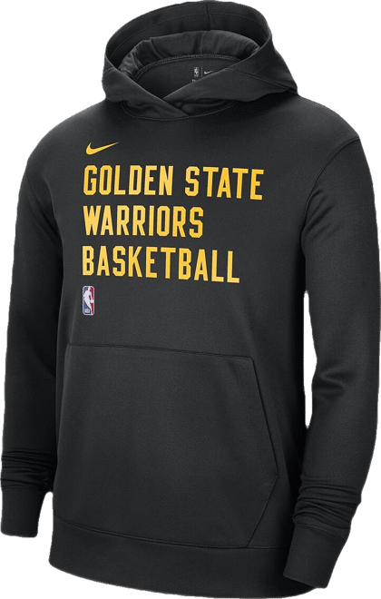 Men's and Women's  Black Golden State Warriors 2023/24 Performance Spotlight On-Court Practice Pullover Hoodie