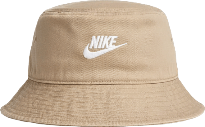 Men's and Women's Khaki Apex Futura Washed Bucket Hat