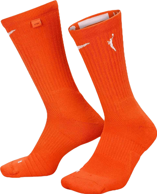 Men's and Women's Orange Wnba Team 13 Elite Performance Crew Socks