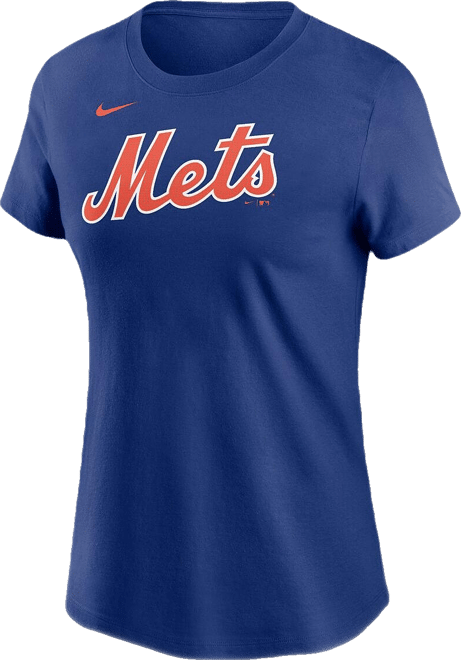 Women's Royal New York Mets Wordmark T-Shirt