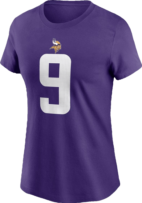 Women's J.j. McCarthy Purple Minnesota Vikings 2024 Nfl Draft First Round Pick Name Number T-Shirt