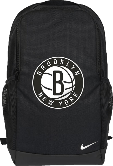 Black Brooklyn Nets Brasilia Backpack